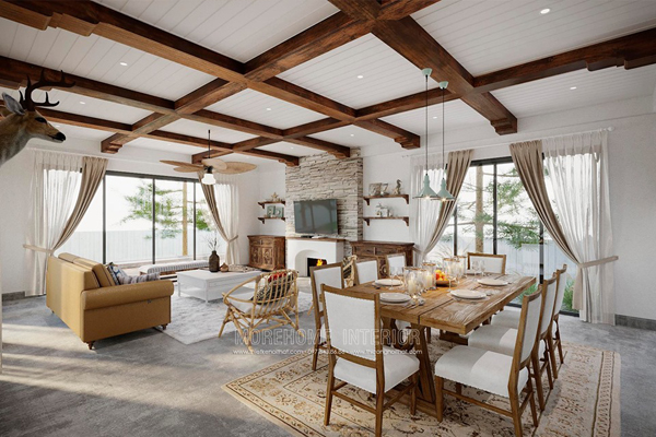  Thiết kế nội thất biệt thự tại chùa Thầy mới lạ, ấn tượng