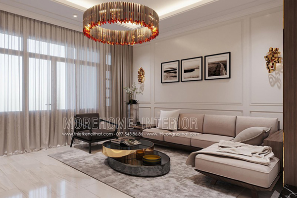  Thiết kế nội thất nhà phố Âu Cơ phong cách hiện đại