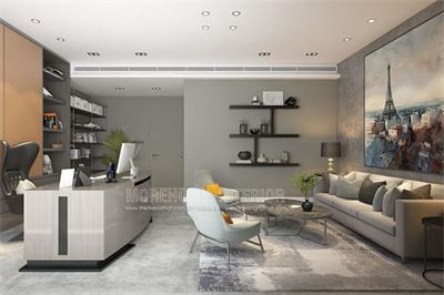 Thiết kế văn phòng CNTT phong cách hiện đại, trẻ trung