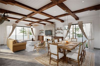 Thiết kế nội thất biệt thự tại chùa Thầy mới lạ, ấn tượng