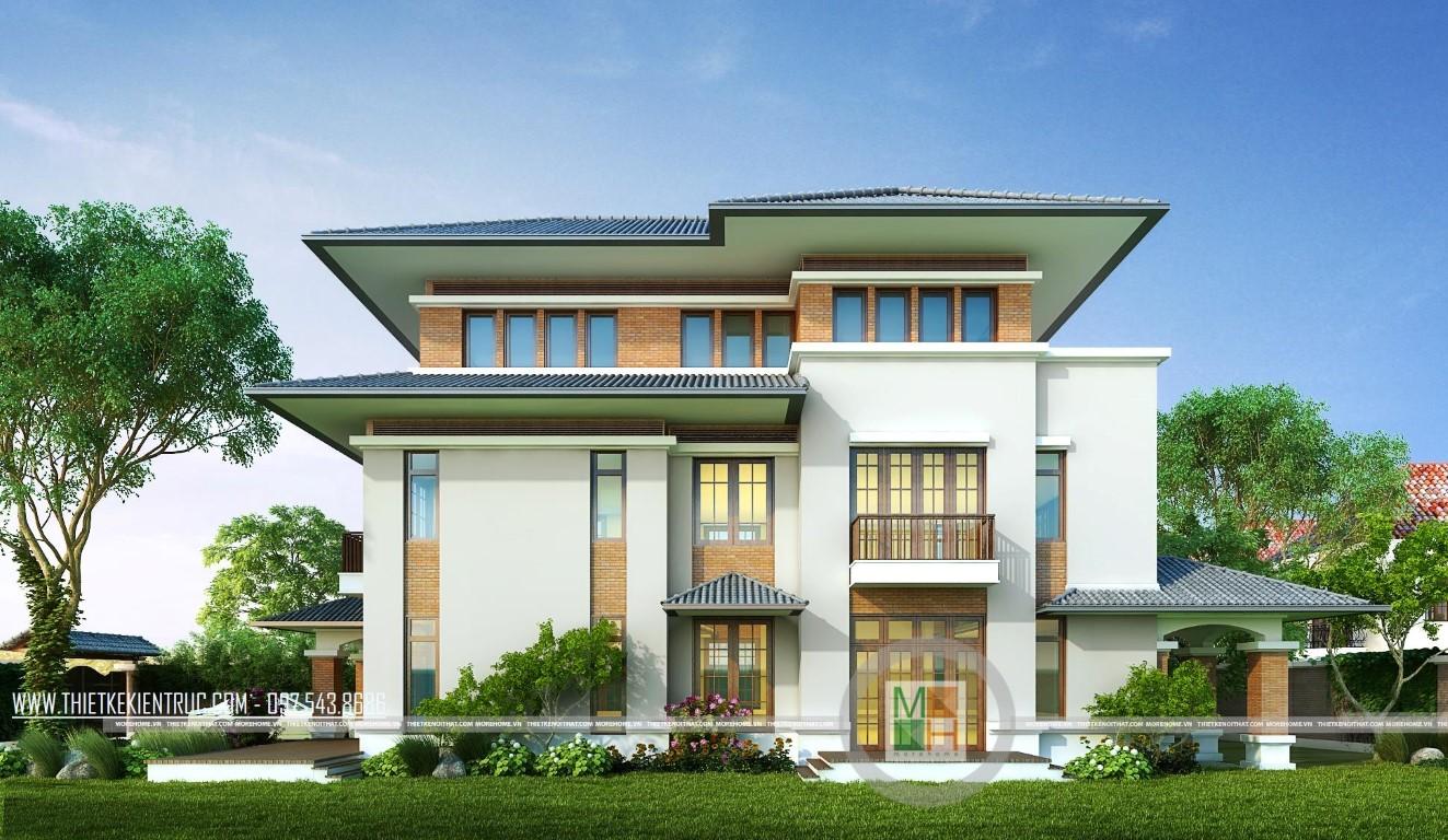 Morehome tư vấn thi công xây dựng biệt thự 8x8m