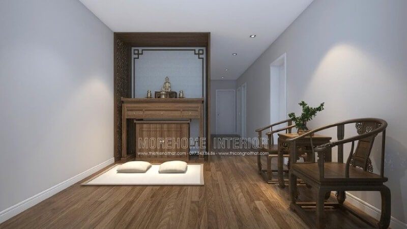 Thiết kế nội thất phòng thờ đẹp dành cho chung cư, biệt thự, nhà phố.