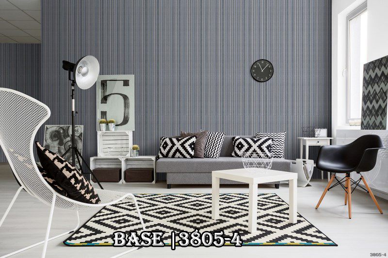 Phối cảnh 3D cho mẫu giấy dán tường đẹp, phù hợp với nội thất chung cư hiện đại.