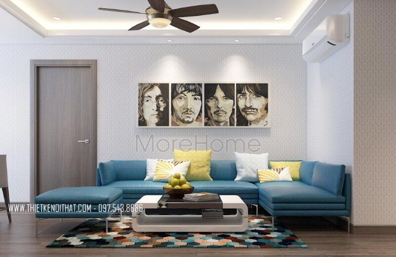 Thiết kế sofa phòng khách hiện đại được nhiều khách hàng lựa chọn và yêu thích trong vài năm trở lại đây