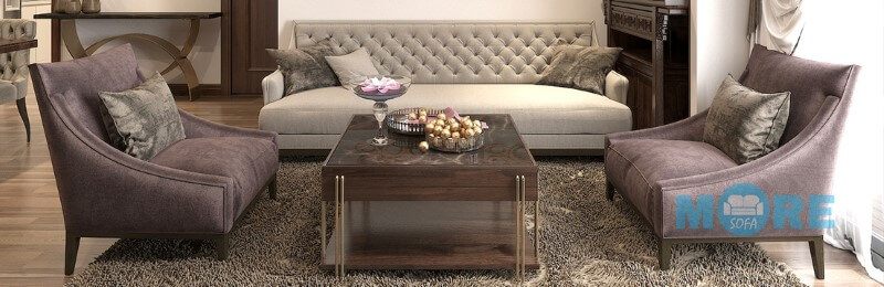 Ghế sofa Tân cổ điển có nhiều kiểu dáng, mẫu mã được cập nhật thường xuyên để theo đuổi xu hướng của thời đại.